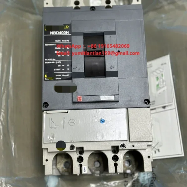 SQUARE D NBD400H3300 CIRCUIT BREAKER THERMAL MAGNETIC NBD400H 300 AMPS 3 POLES Programming Controller Industrial Automation