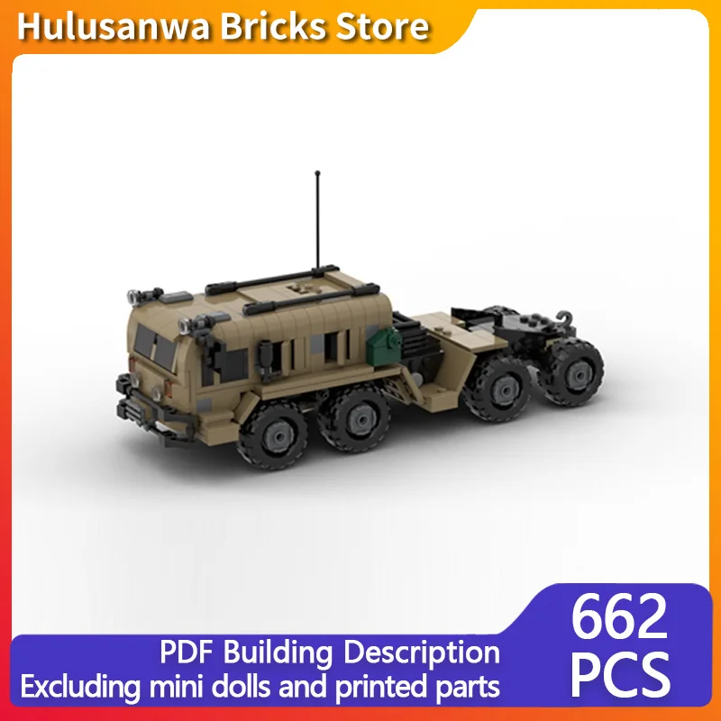 

MAZ-537 Heavy Military Tractor Model MOC Building Bricks War Equipment Modular Technology Gifts Holiday Assemble Children Toys