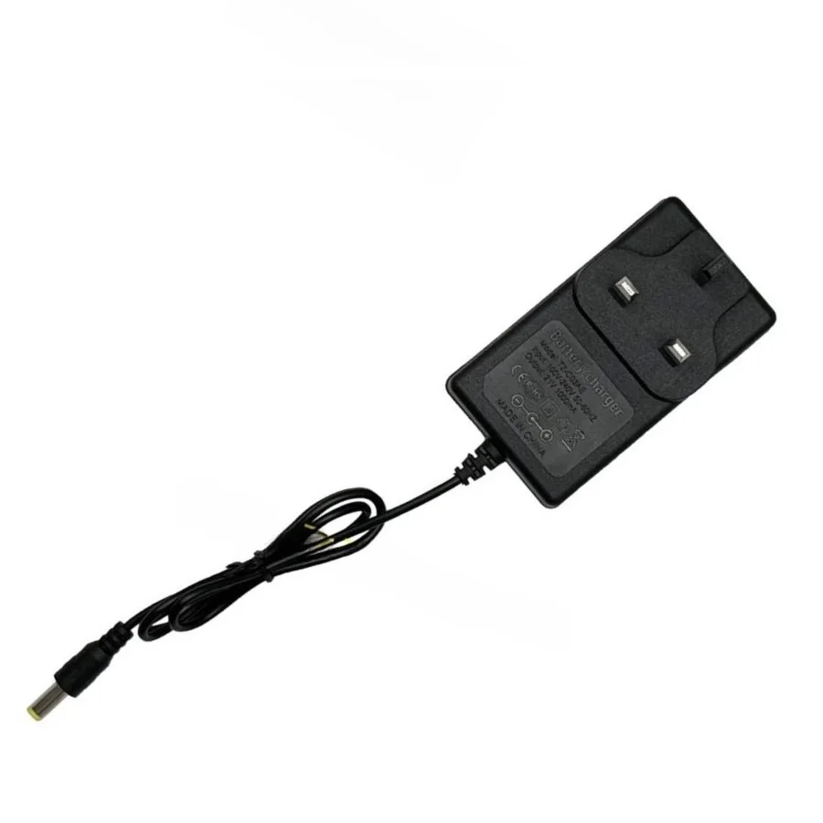 UK 21V Power Adapter for Lithium Battery Drill Plastic Charger Compact Size Lightweight Design UK 21V Power Adapter