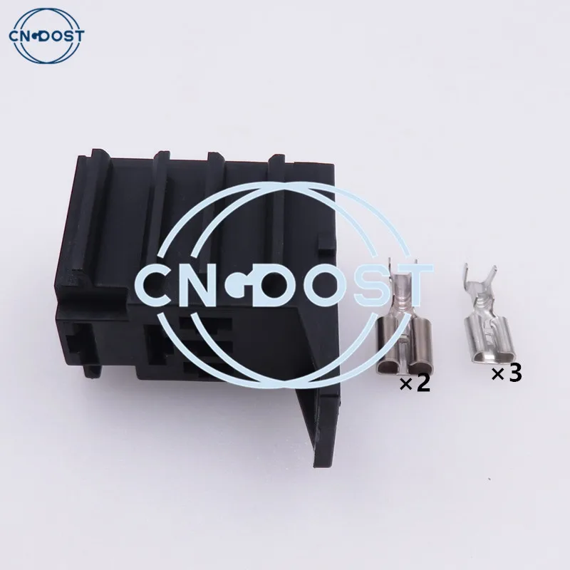 1 Set 5 Way Relay Plug Composite Socket Automobile Modification Accessories Car Cable Harness Unsealed Connector AC Assembly