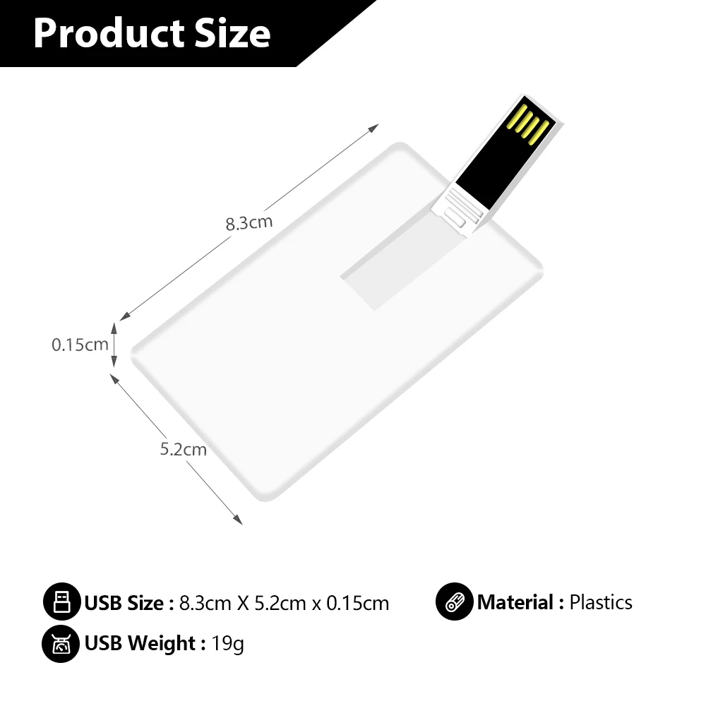محرك القلم الصغير الإبداعية USB 2.0 بطاقة محرك فلاش 128 جيجابايت 64 جيجابايت 32 جيجابايت لذاكرة الكمبيوتر عصا USB بيضاء عالية السرعة بندريف