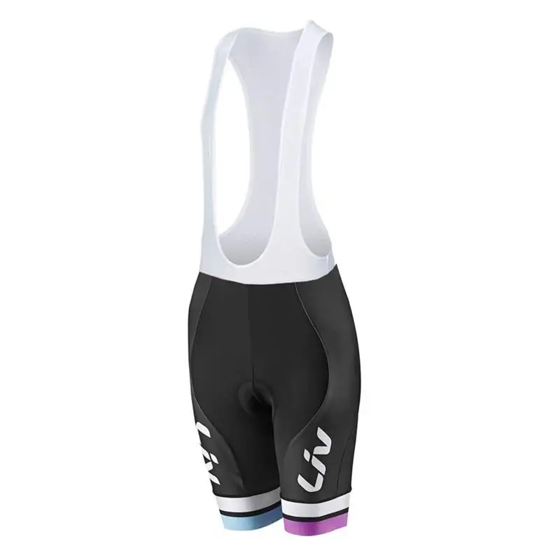 LIV ,mulheres calções de ciclismo esportes padrão apertado bicicleta shorts almofada gel mtb feminino shorts equitação calças