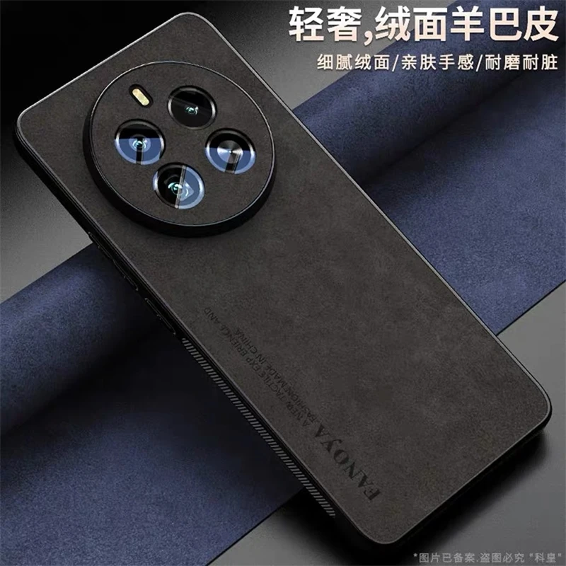 Coque arrière antichoc en cuir de luxe pour Realme, coque de téléphone, protection de l'appareil photo, pare-chocs, 12 Pro Plus, 12Plus, 12 Pro + 5G