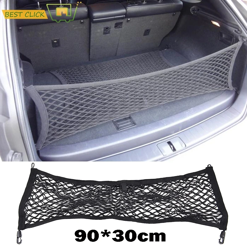 Fit Voor Kia Sportage Sorento Envelop Kofferbak Bagagenet Haak Mesh Elastische Bagage Auto Accessoires 90*30 cm