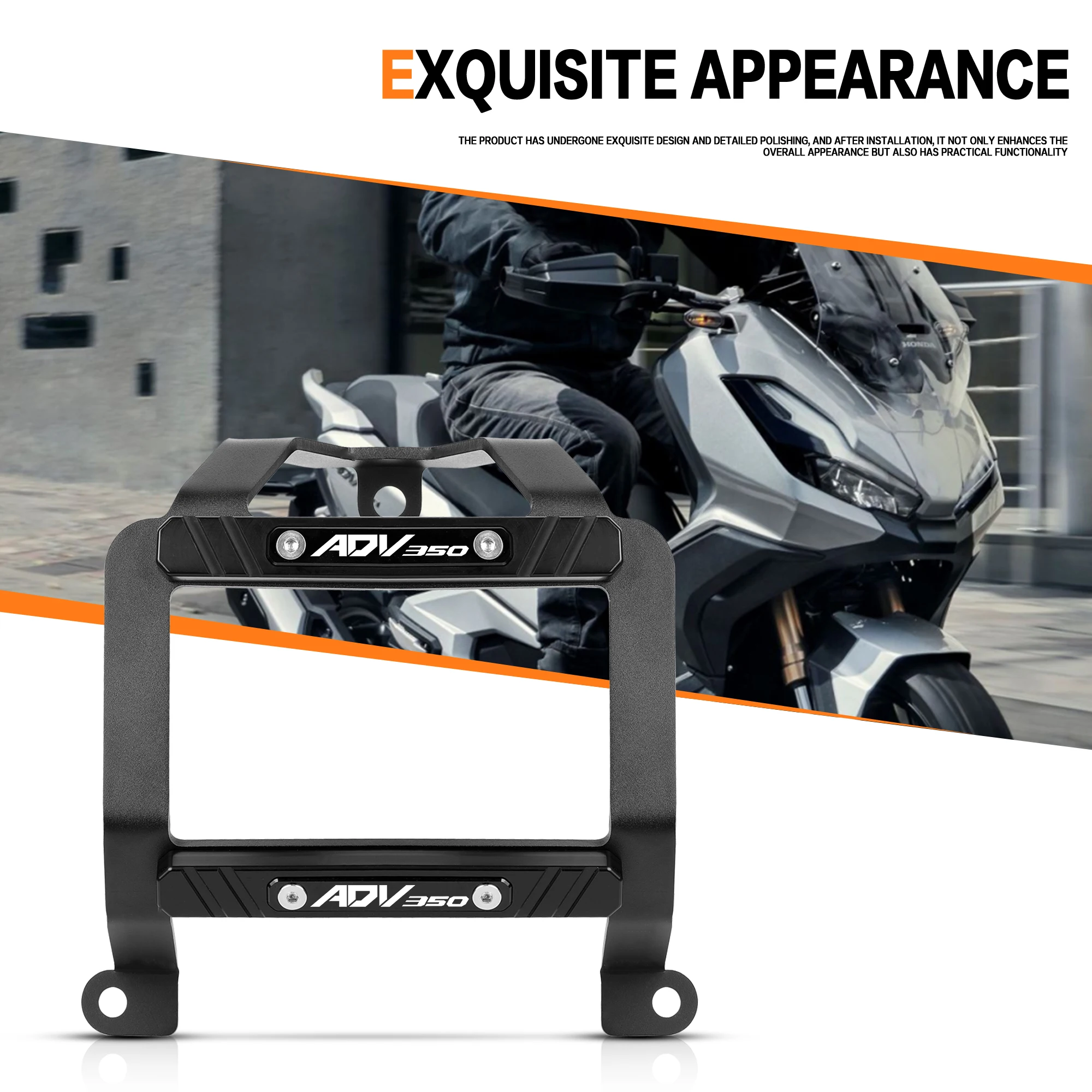 لهوندا ADV350 ADV 350 2024-2025 دراجة نارية ADV-350 اكسسوارات العادم الخمار الأنابيب الحرس تحطم بار واقي مصد السيارة