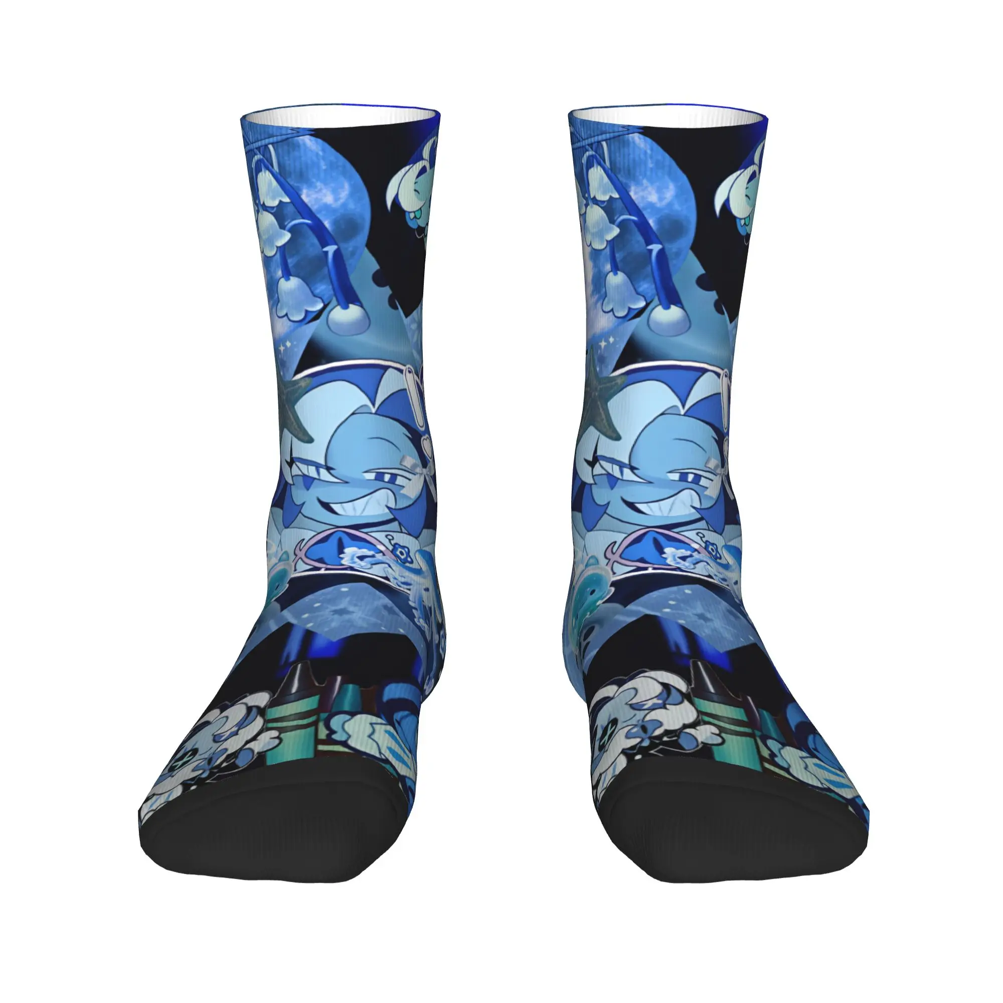 Shadow Milk Socks Cookie Run Kingdom Gothic Stockings Adults Men Soft Breathable Climbing Socks Autumn Pattern Anti Skid Socks