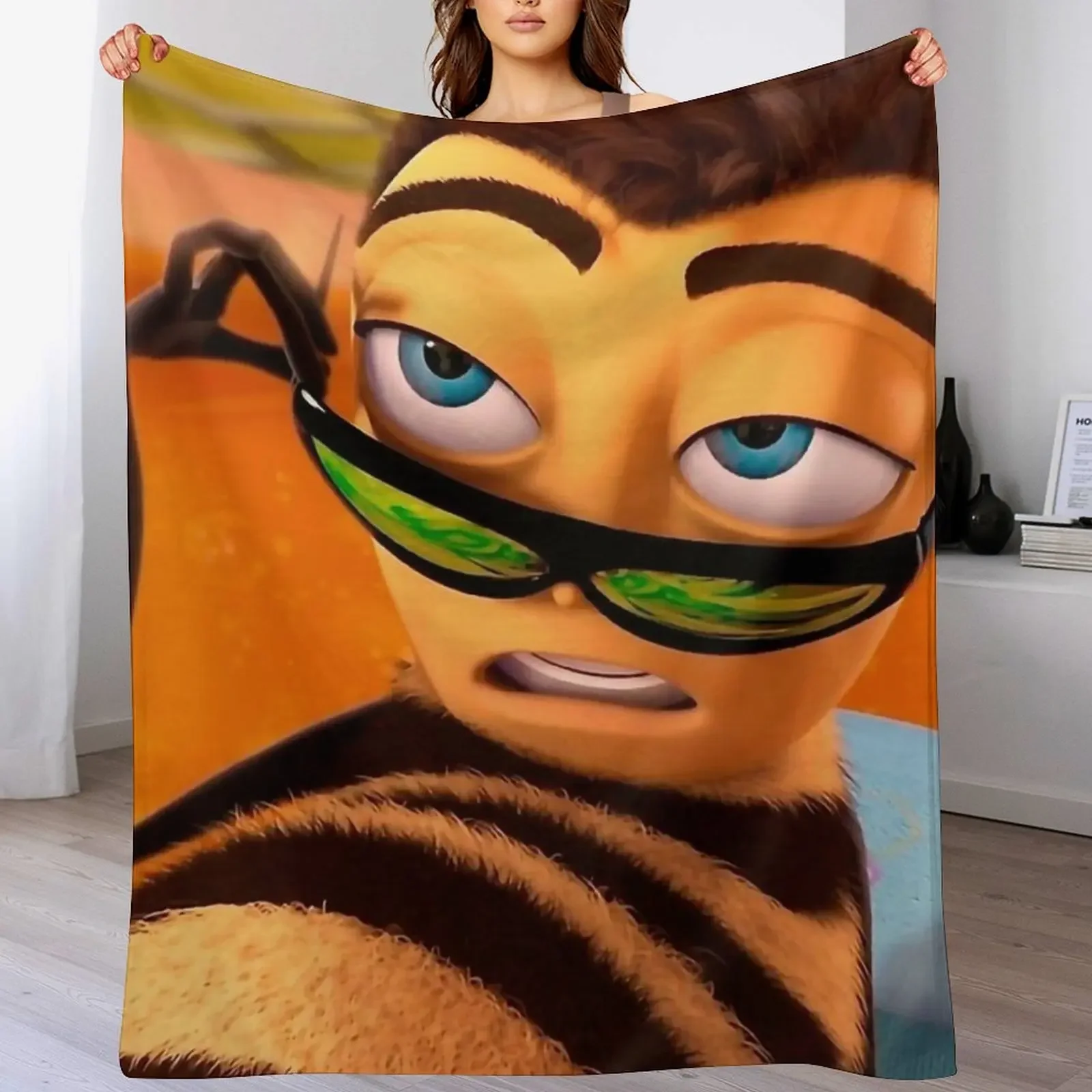 

Barry Benson Bee Movie Meme Throw Blanket Hairys For Baby Winter beds Luxury Throw Blankets