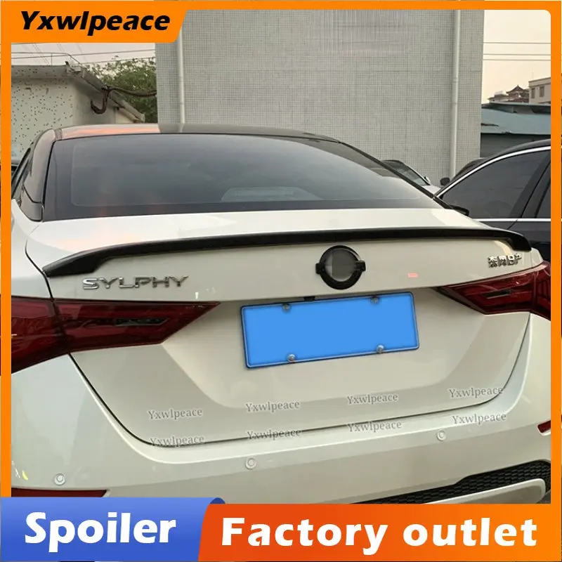 

For Nissan Sentra Sylphy Spoiler 2020 2021 2022 ABS Plastic Primer Color Rear Trunk Lip Spoiler Body Kit Accessories