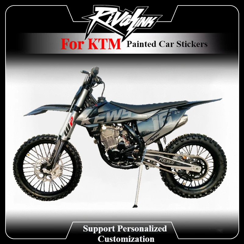 Customize Motorcycle Stickers Kit Holographic Electroplating Frosted Backgrounds Decals for KTM SX SXF XCF 2016-2018 EXC XCW