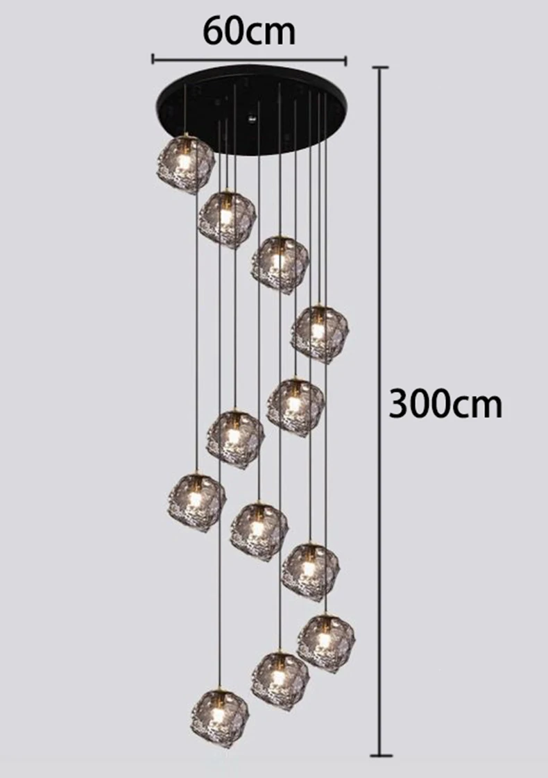 Modern interieur led-verlichting hanglamp lampen voor trap Kroonluchters voor woonkamer hanglamp binnenverlichting