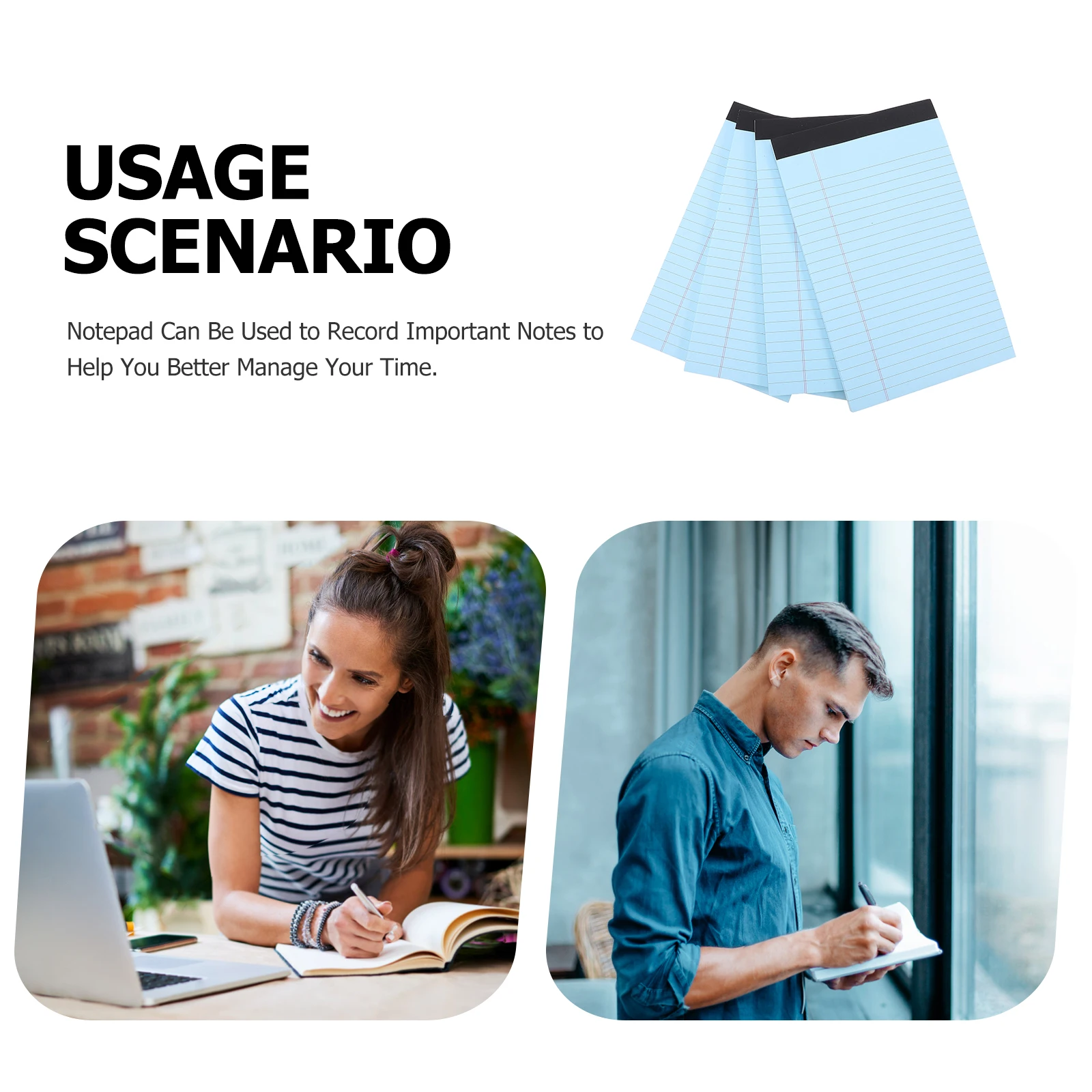 

4 Pcs Take Paper Notes Memo Notepad Office Supplies Water Proof Notebook Pads Journal Student