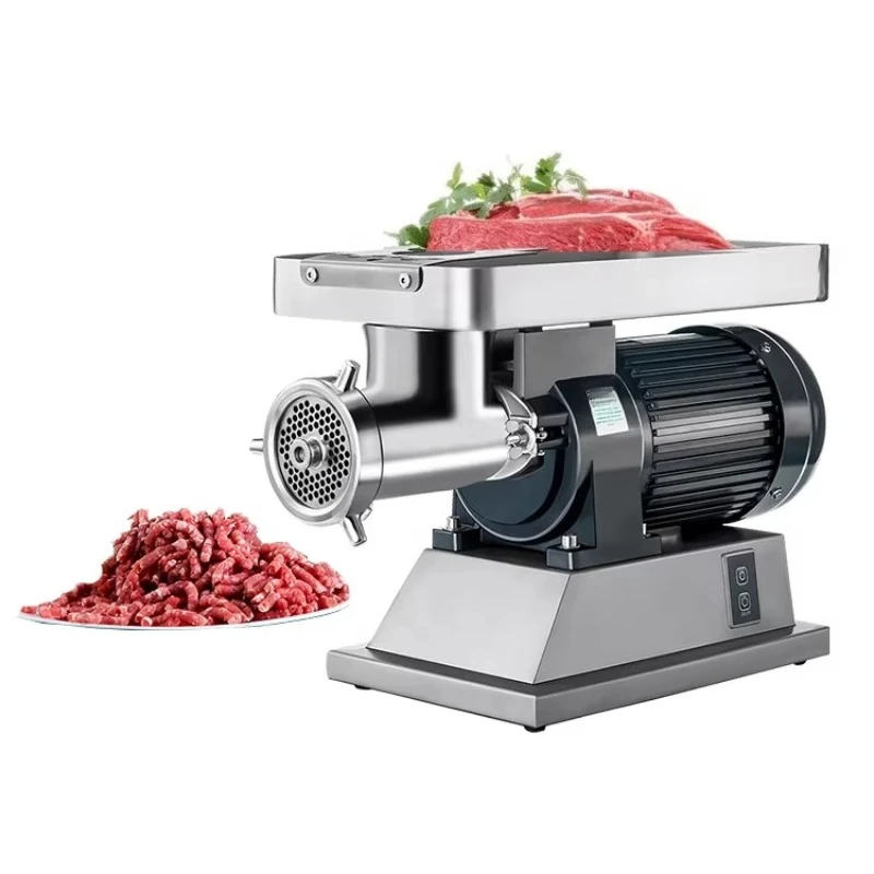 

Stainless steel commercial meat grinder is sturdy and suitable for frozen and fresh meat