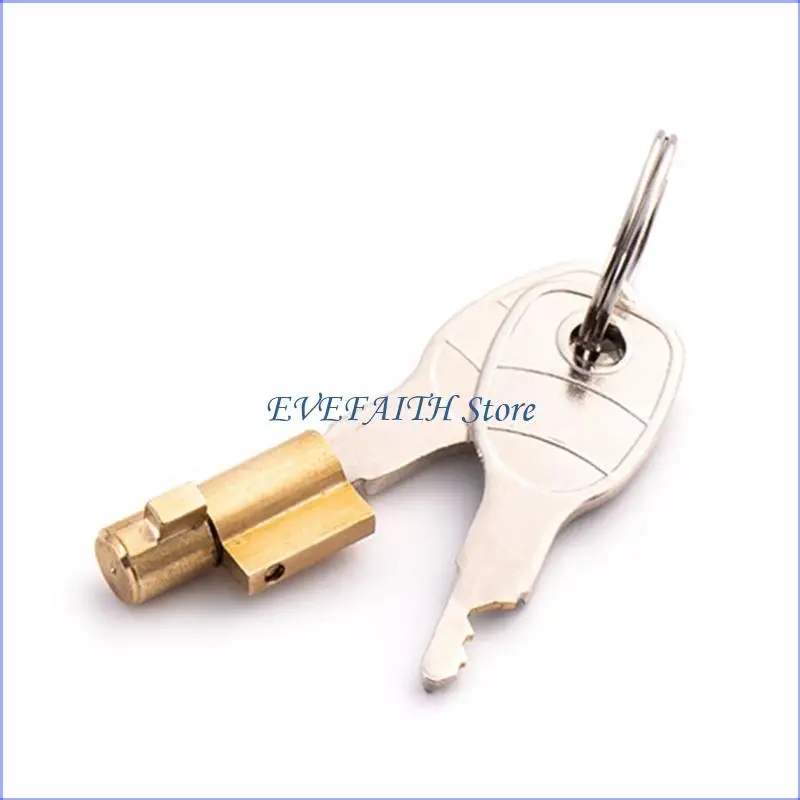 

124B Heavy Duty Trailer Hitch Locks+Keys Copper Anti Theft Security Suitable For Caravans Boats Universal Compatibility