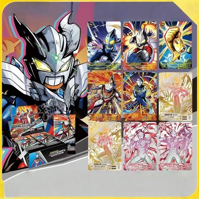 

Картковая игра Kaiyo Authentic Ultraman 37th Collaboration Luxury Edition Box Set Коллекционные карты 2 юаня Pack PR Card Pack
