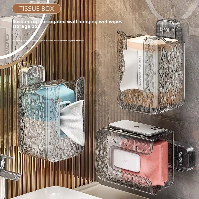 

Wipes Storage Box Wall Mounted Wipes Holder Wipes Holder Wall Mount Household Kitchen Accessories Food Storage Organization