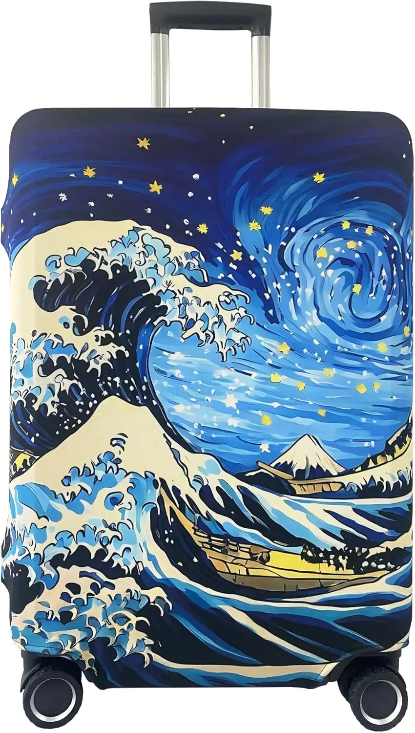 

Чехол для багажа, одобренный TSA, моющаяся эластичная защита для чемодана 25-26 дюймов