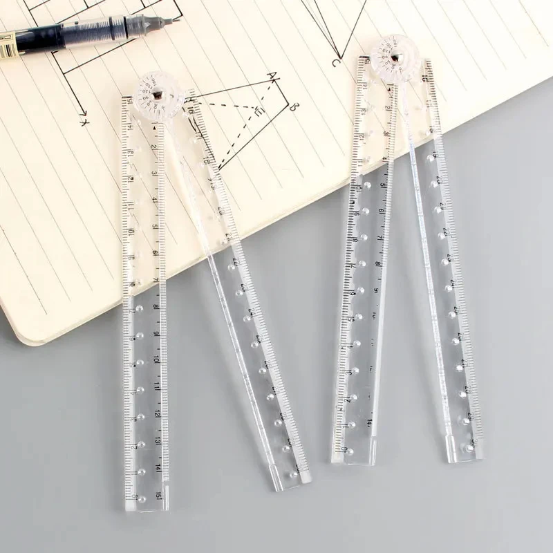 Righello acrilico pieghevole da 1 pezzo: perfetto per materiale scolastico e per ufficio