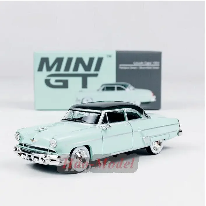 

TSM MINIGT 1/64 для Lincoln Capri 1954, модель автомобиля из сплава, литье под давлением, имитация игрушек, подарки на день рождения для мальчиков, хобби, демонстрационные украшения