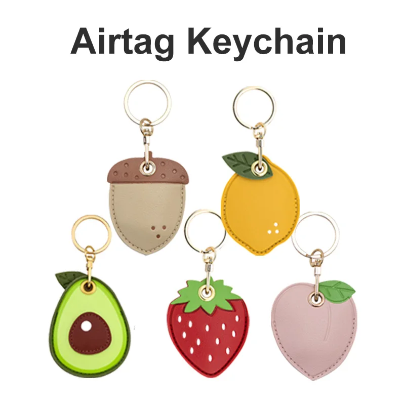 

Keychain Case Holder Compatible with Apple AirTag, GPS Airtag Keychain Finder Tracker with Key Ring Protective Air Tag Cover