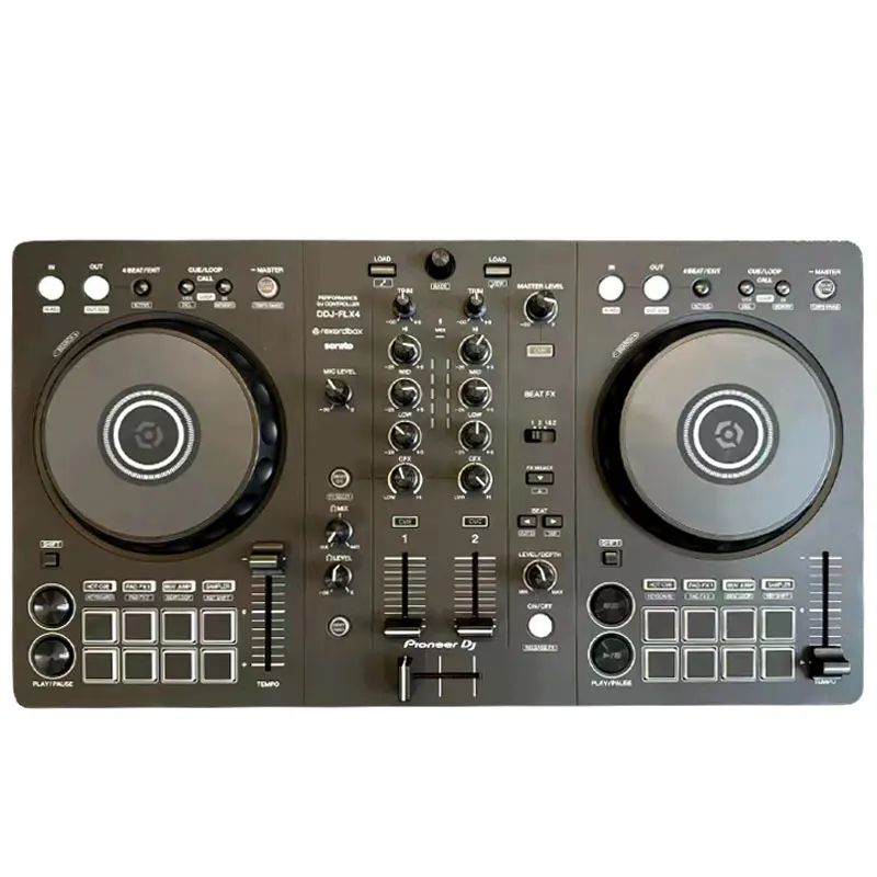 Pioneer DDJ-FLX4 All-in-one Controller Player Supports Rekordbox and Serato Lite Software