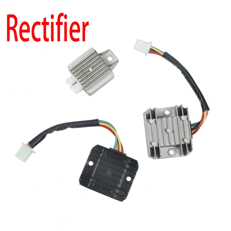 Motorcycle Scooter Voltage Regulator Rectifier 4 Wires Voltage Regulator with GY6 50cc 125cc 150cc CD70 Moped Scooter ATV