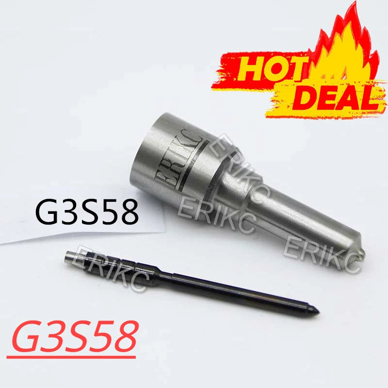 G3S58 Auto Fuel Pump Injection Tip G3 S58 Black Needle Diesel Dispenser Nozzle for Denso Volvo 295050-1240 21785960 Atomizer