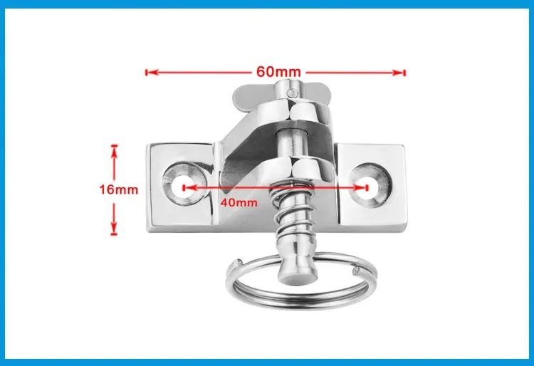 90 Degree Boat  Top Deck Hinge with quick release pin Marine Kayak Canoe Boat Cover