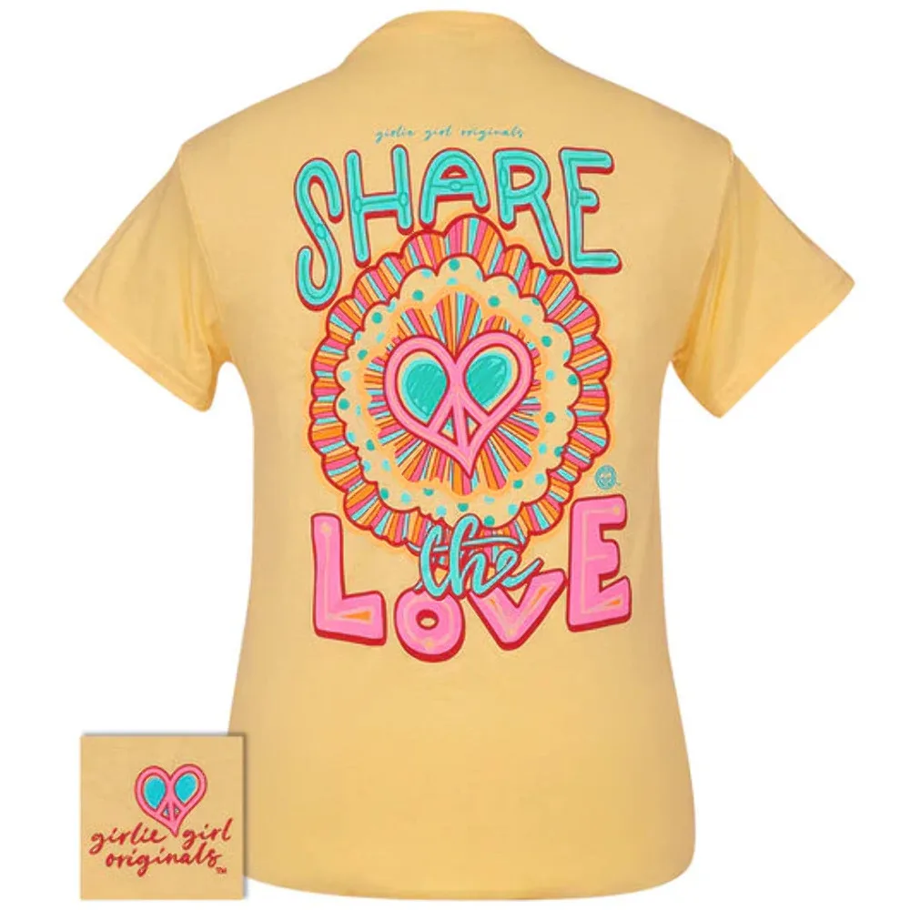 

Girlie Girl Originals Preppy Share The Love T-Shirt