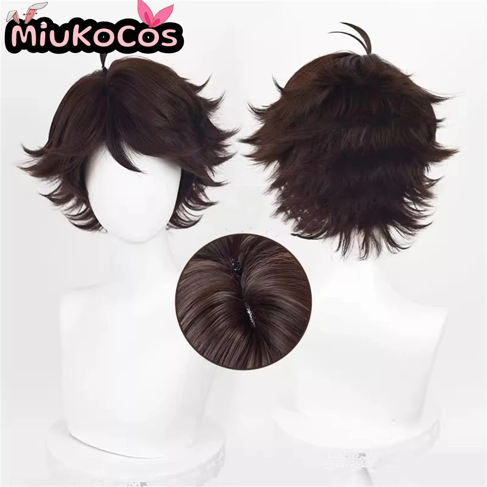 متوفر في المخزون Tōru Oikawa شعر مستعار تأثيري MiukoCosplay أنيمي Haikyu!! تأثيري #4