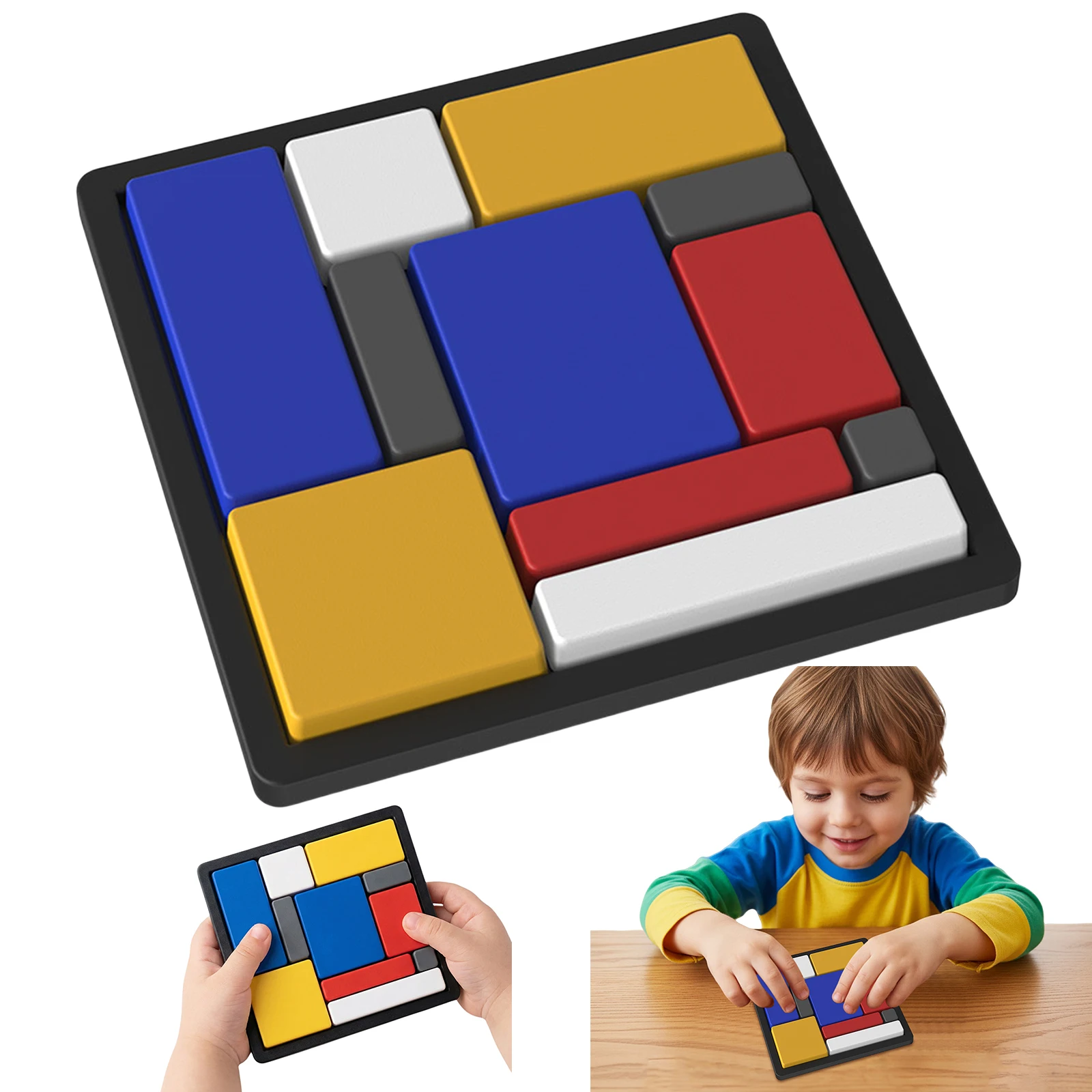 

Logic Puzzle Brain Teaser Game 88 Challenges 4 Difficulty Levels Logical Thinking Training Puzzles Toy for Kids & Adults