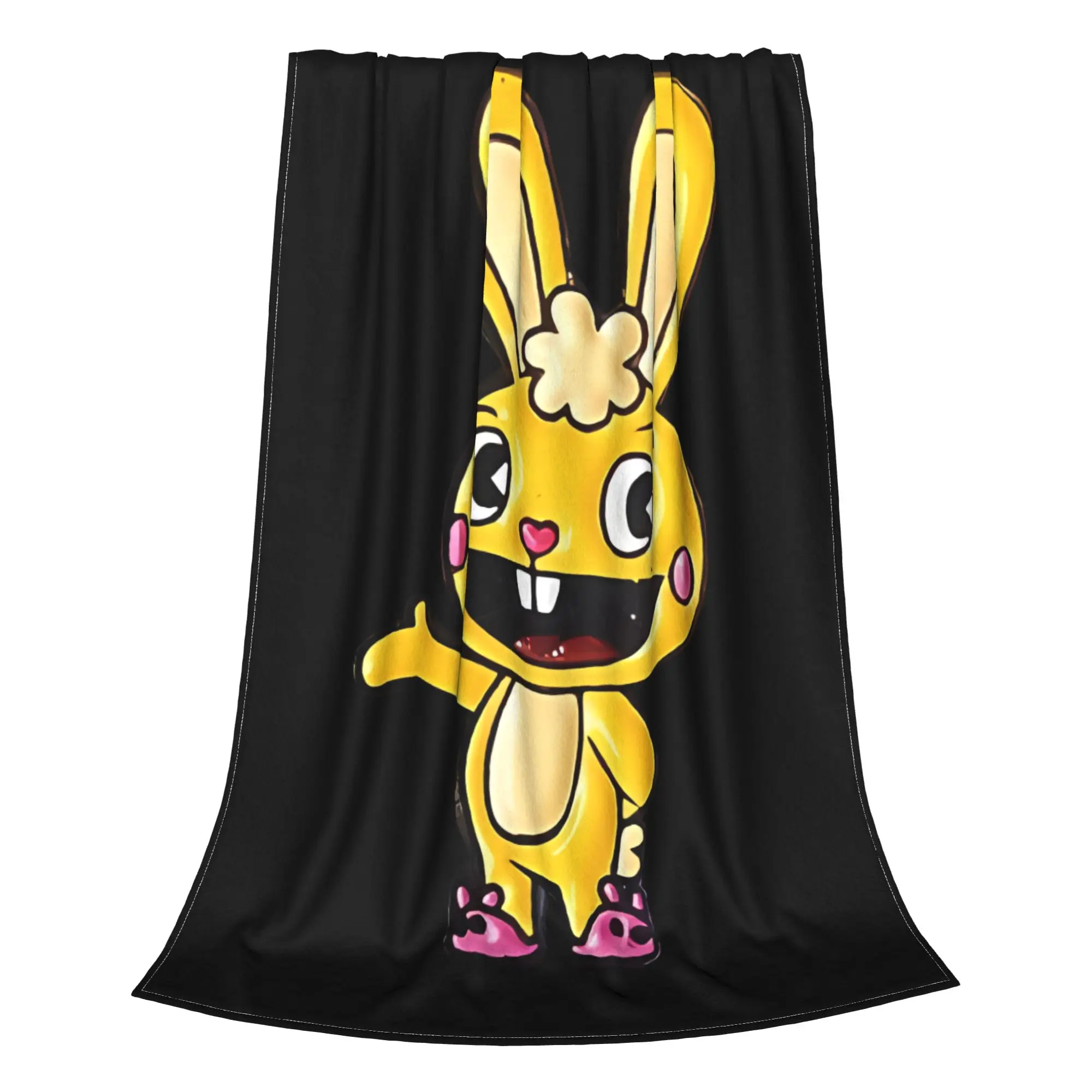 1PC Home Cutecore Cuddles Happy Tree Friends Blanket Super Cosy Plush Home Living Room Sofa Halloween