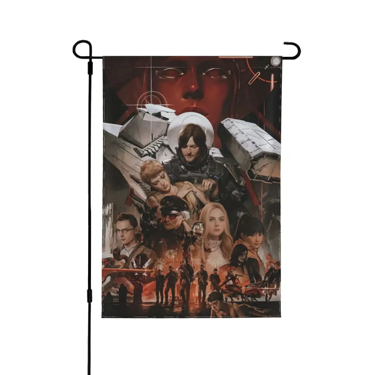 Póster del juego Nioh 3, decoración para el patio del Día de la Madre, adorno para el patio, bandera para la entrada del jardín, bandera para jardín