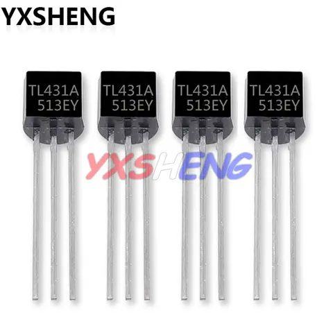 50PCS TL431A TL431 TO-92 New And Original Voltage References 2.5-36V Prog Adjust