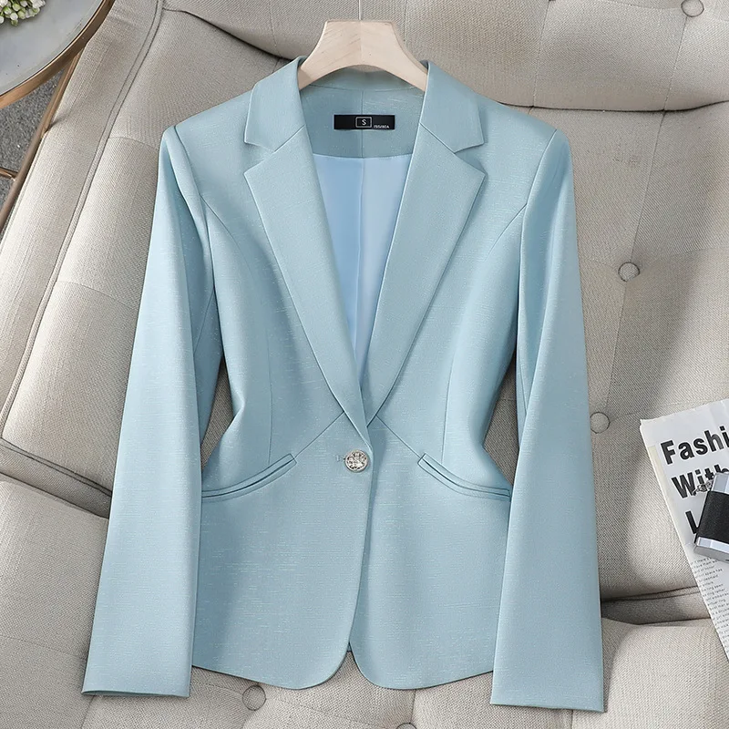 

2025New Korean Fashion Women Blazer Office Ladies Elegant Outwear Long Sleeve Work Wear Classy Female Suit Spring Autumn Jacket