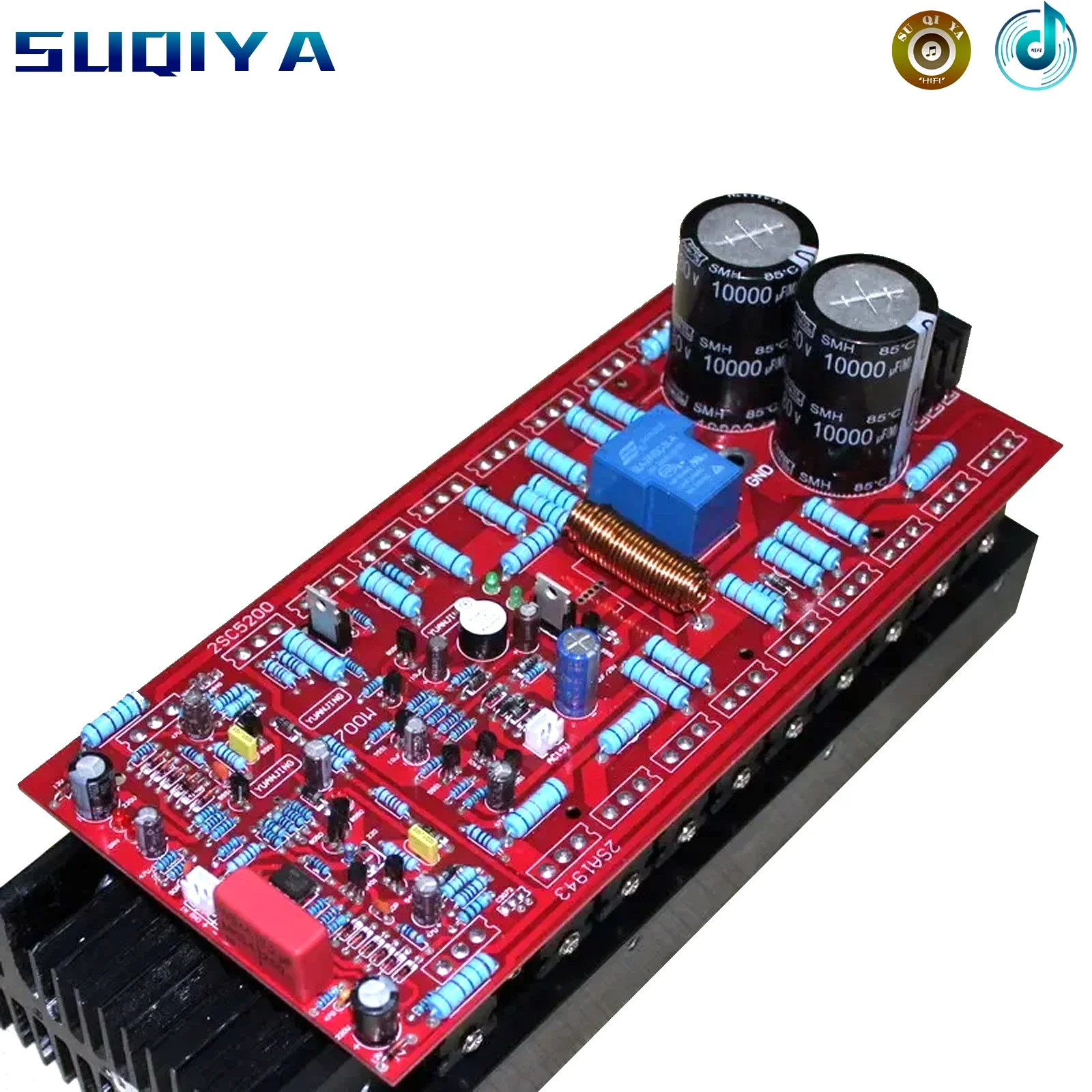 Double AC45-50V 700W power amplifier board ( excluding radiators ),high supply power A amplifier board