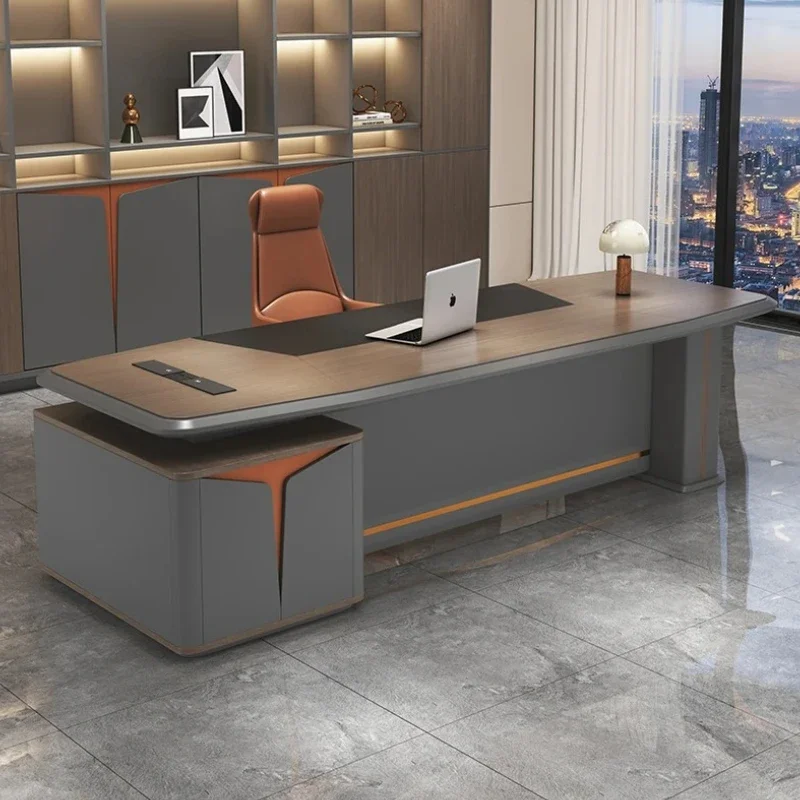 Lagerung Gaming Büro Schreibtisch Große Moderne Luxus Schubladen Home Office Schreibtisch Kaffee Computer Schreiben Mesa Ordenador Möbel