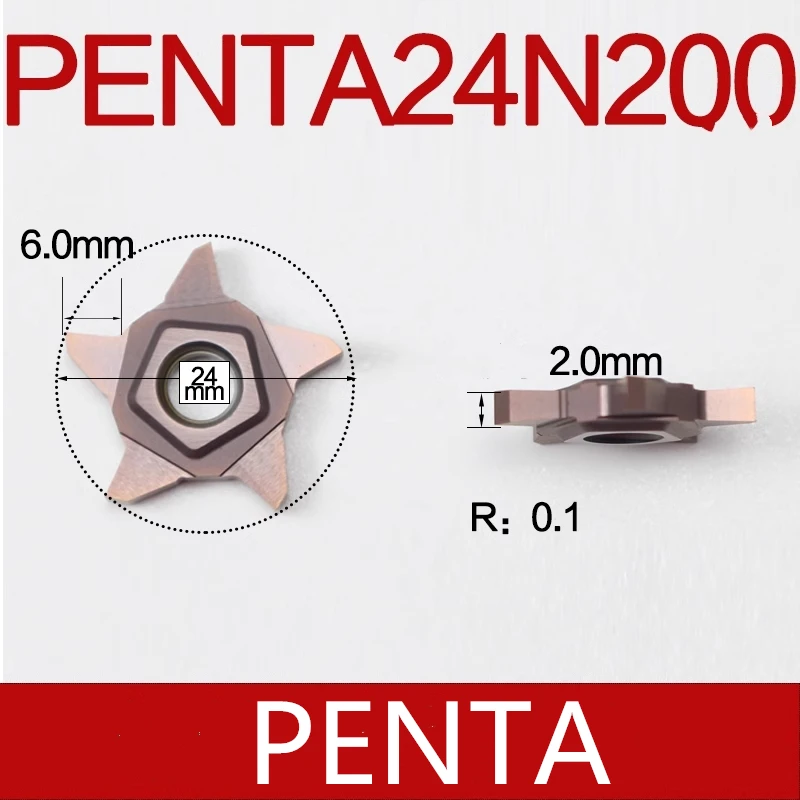 Imagem -06 - Pentagram Carbide Insert Pchr1624 Cnc Tool Holder Tornos Mecânicos Processamento Penta24n100 150 200 250 300 Pcs