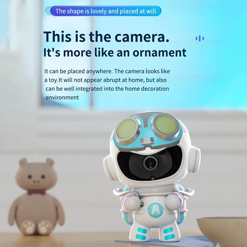 Hd 2mp Wifi Smart Home Security Bescherming Robot Camera 360 Graden Uitzicht Draadloze Home Surveillance Camera Yoosee App