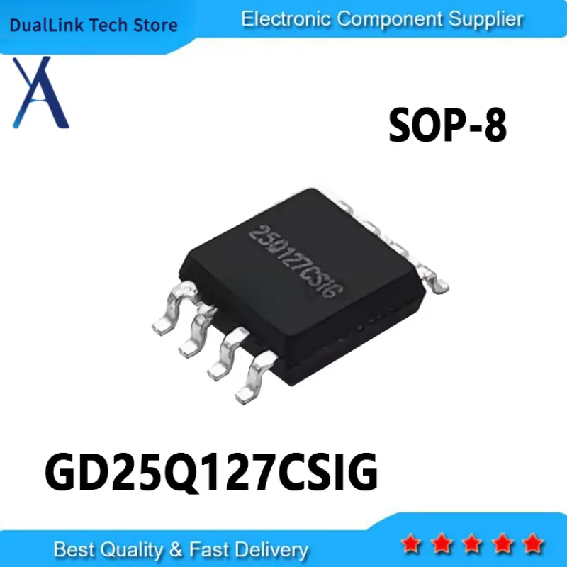

10PCS New and Original GD25Q127CSIGR 25Q127CSIG 25Q128 25Q127 GD25Q127CSIG SOP-8