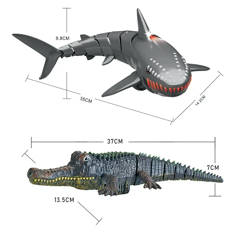サメの形をしたリモコンのおもちゃ,男の子用の電気動物のおもちゃ,子供用のクールなおもちゃ,潜水艦のいたずら,浴槽のプール