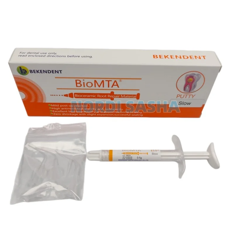 0.5g/Syringe BioMTA Putty Bioceramic Root Canal Repair Material Bioceramic BP Fast/Slow Type Dental Root Canal Repair Materials