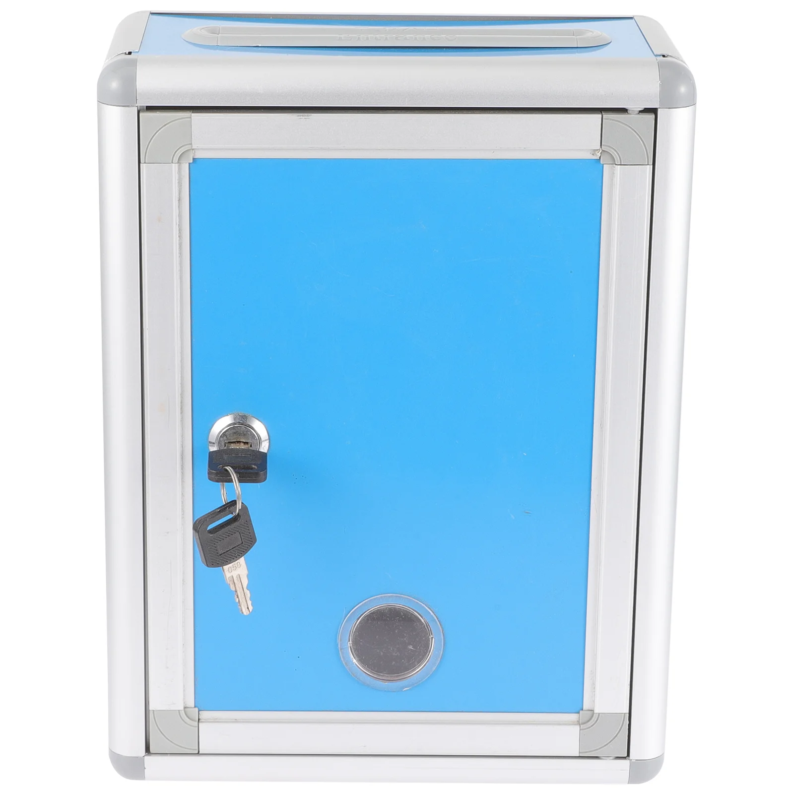 

Wall-mounted Suggestion Box Stainless Steel Mailbox Letter Post Container Case Household