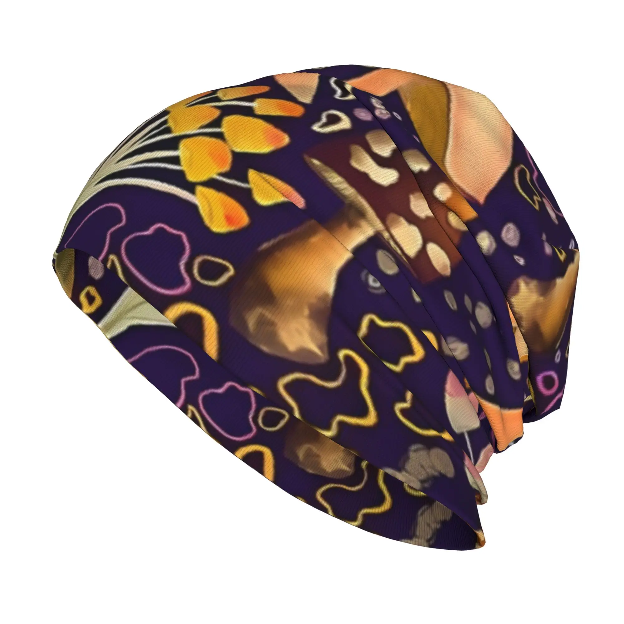 Bonnet Hats Colorful Mushrooms Men Women's Thin Hat Fun Forrest Of Fungi Retro Cap Design Skullies Beanies Caps