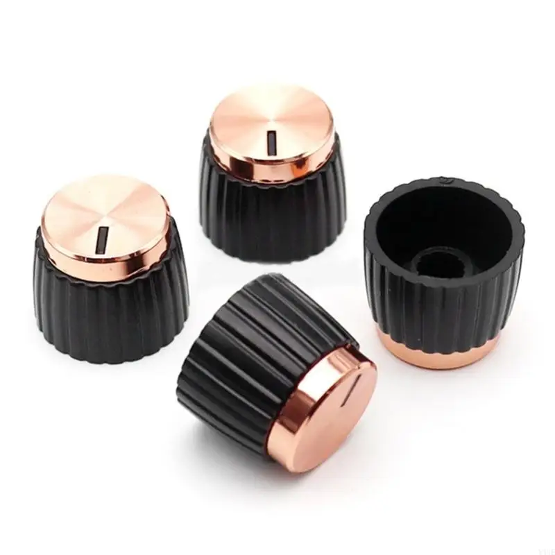 y4ue مكبر صوت الغيتار amp amplifier push on fit knobs لوحة التبديل استبدال