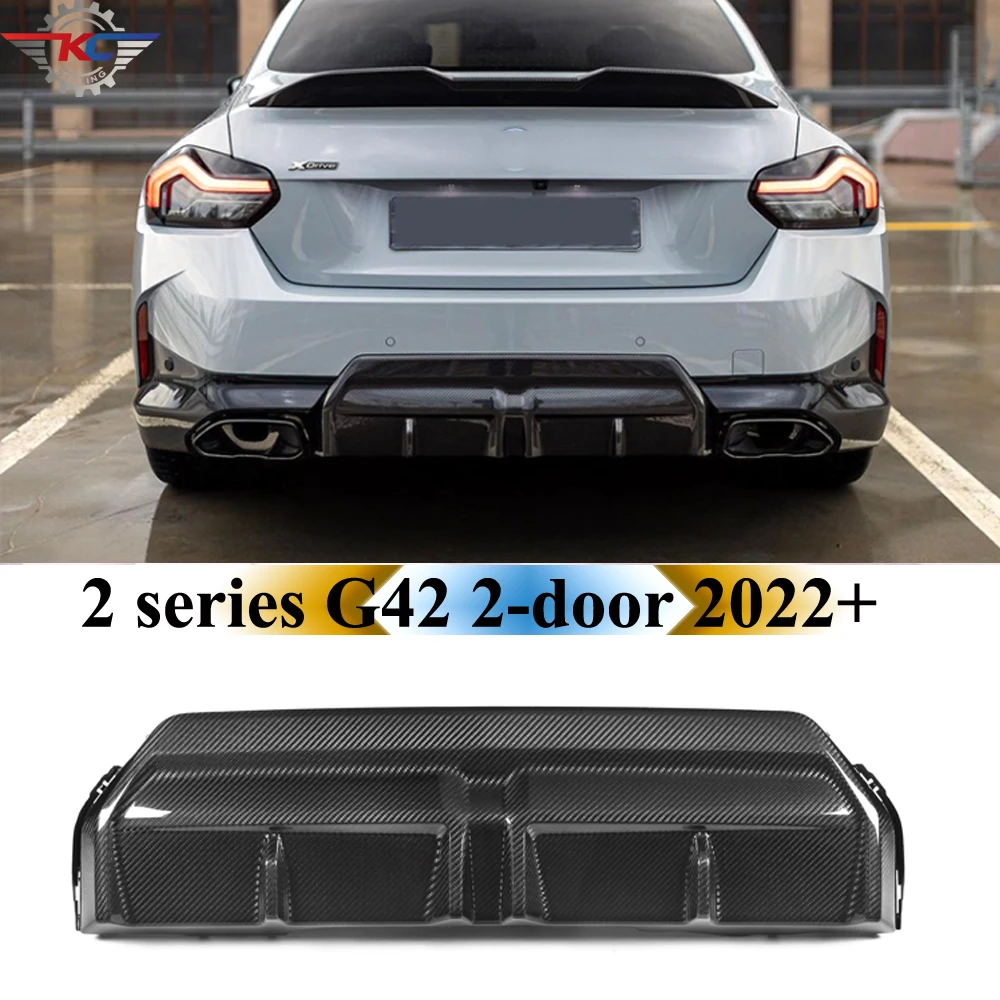 

Real Carbon Fiber Rear Bumper Lip Body Kit For BMW 2 Series G42 220i 225i M240i 2 Doors M Performance Back Wing Bumpers