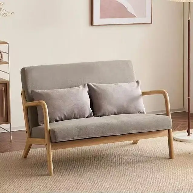 #110X77X73CM Hot Sale Durable High Quality Modern and Simple Sofa Lounge Area Receives Double Small Sofa