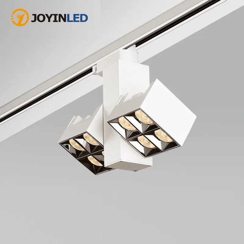 

Folding Rotary Spotlight Track Lighting LED Live Broadcast Store Supermarket Clothing Track Lighting Household Light Rail Light