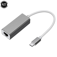 USB C Ethernet Adapter Network Card USB Type-C To RJ45 10/100Mbps Lan Internet Cable For MacBook Windows 7/8/10 Laptop SR9900