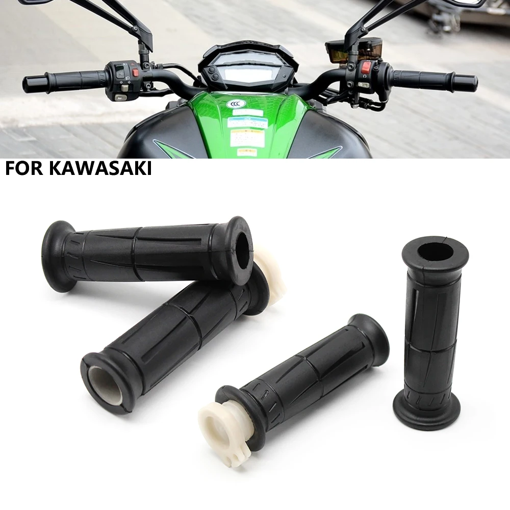 NEW For kawasaki ZX6R ZX6RR ZX10R ZX10RR ZX12R ZX14R ZX9R ZX7 Motorcycle OEM Rubber Handle Grips Handle Glue Throttle Handlebar