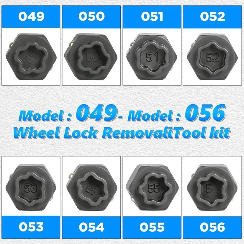 Lug Nut Socket Wheel Lock Nut Removal Socket Wrench for Select Model Car
